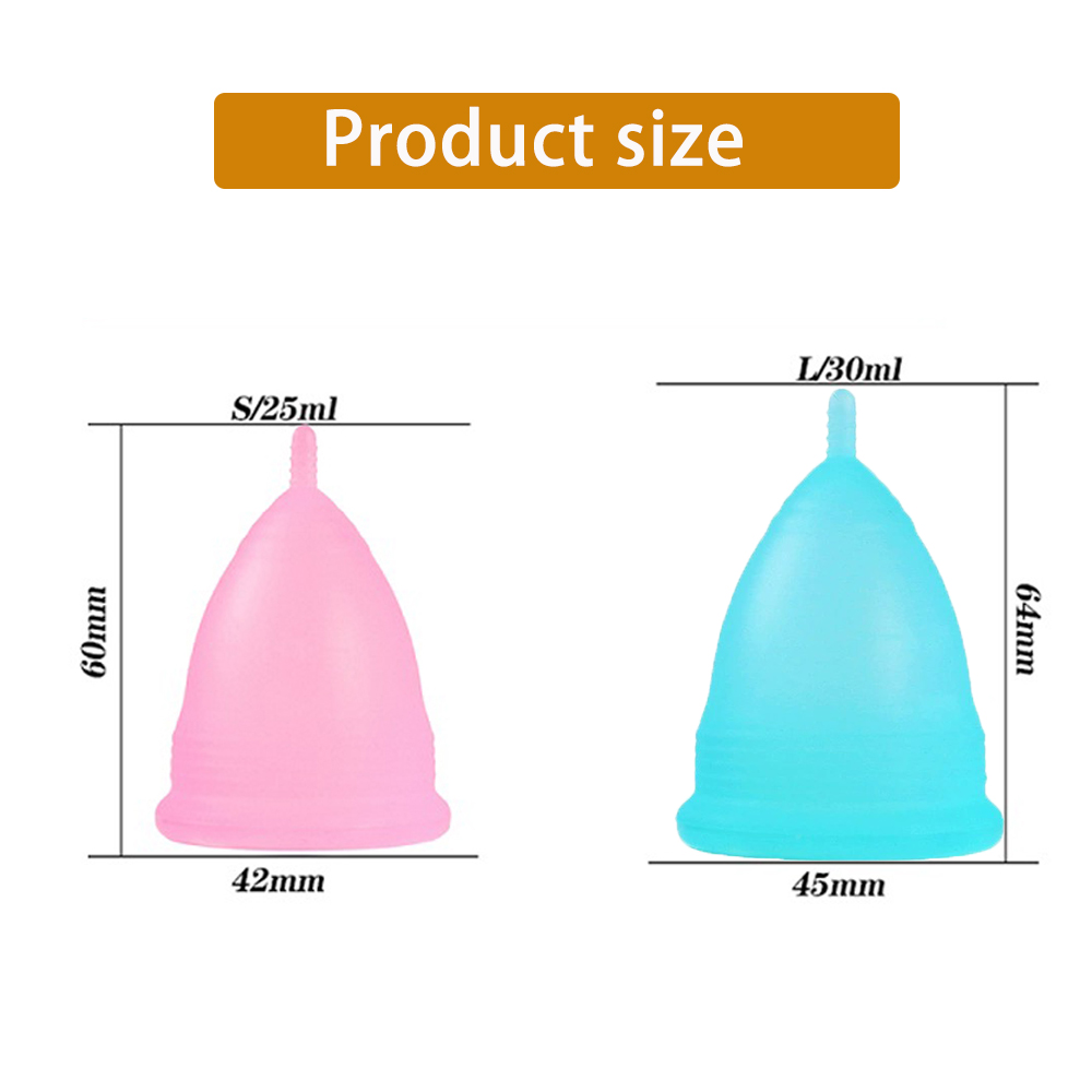 2Pcs Women Menstrual Cup Medic - Menstrual Cup Silicone review and price