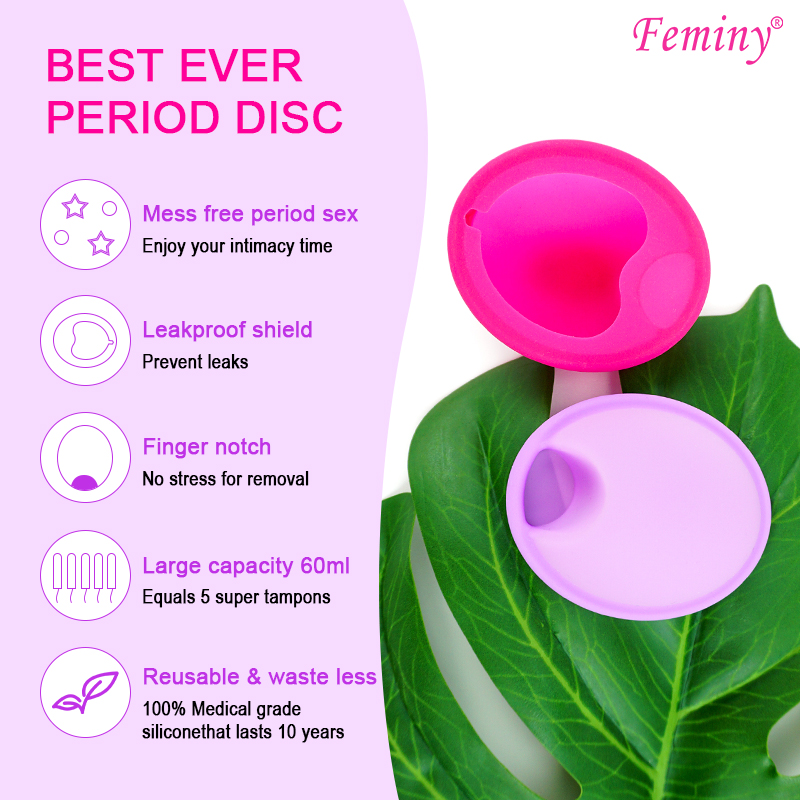 Feminy Reusable Menstrual Disc - Menstrual Cup Silicone review and price