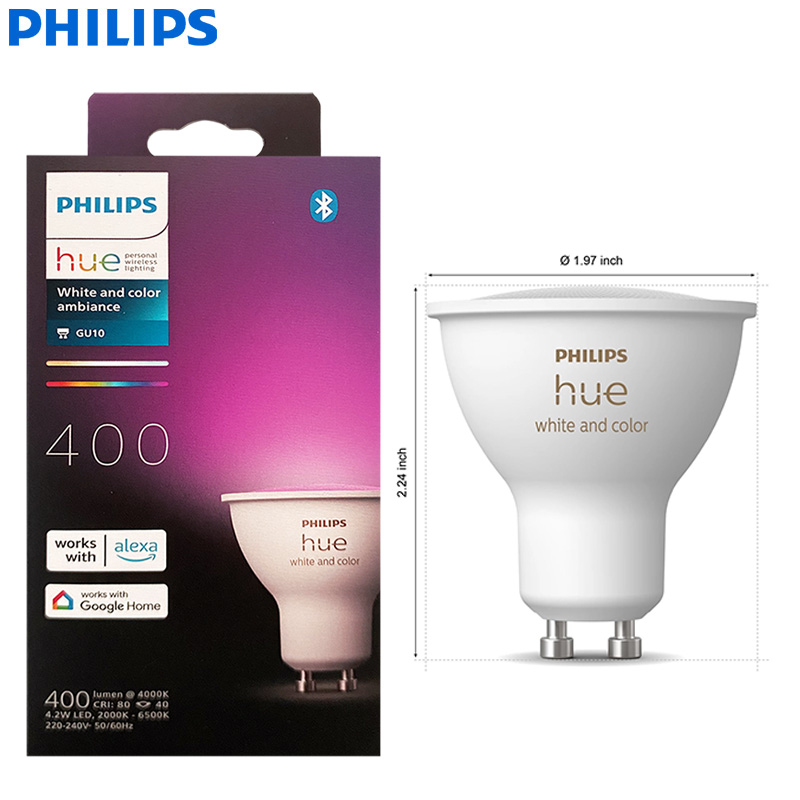 Philips Hue GU10 Smart LED Spo - Philips Bulb Hue review and price