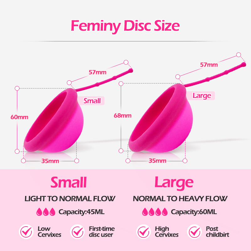 Women Menstrual Disc With Remo - Menstrual Cup Silicone review and price